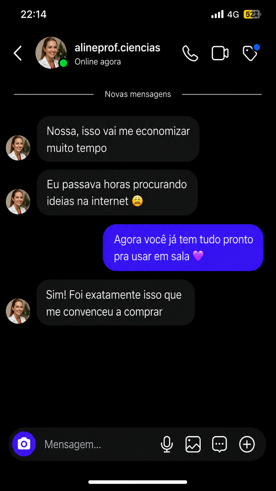 Depoimento de cliente