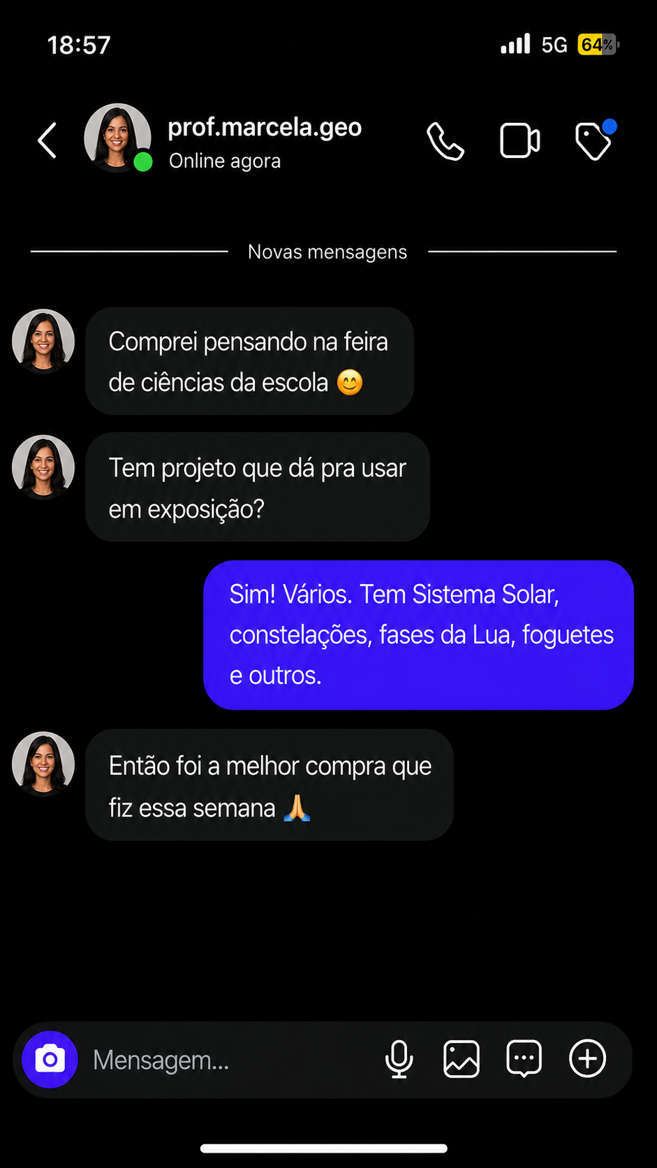 Depoimento de cliente
