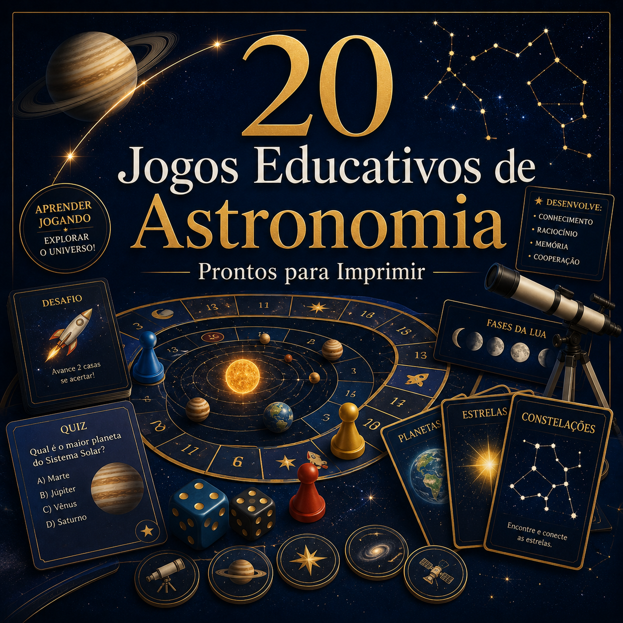 20 Jogos Educativos de Astronomia